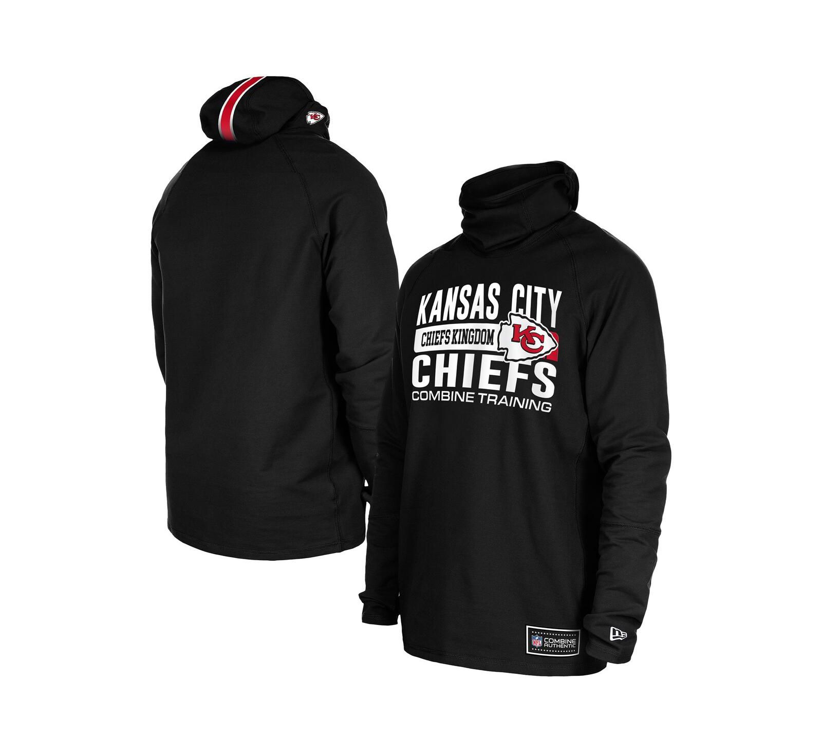 Мужская толстовка New Era Kansas City Chiefs, черный