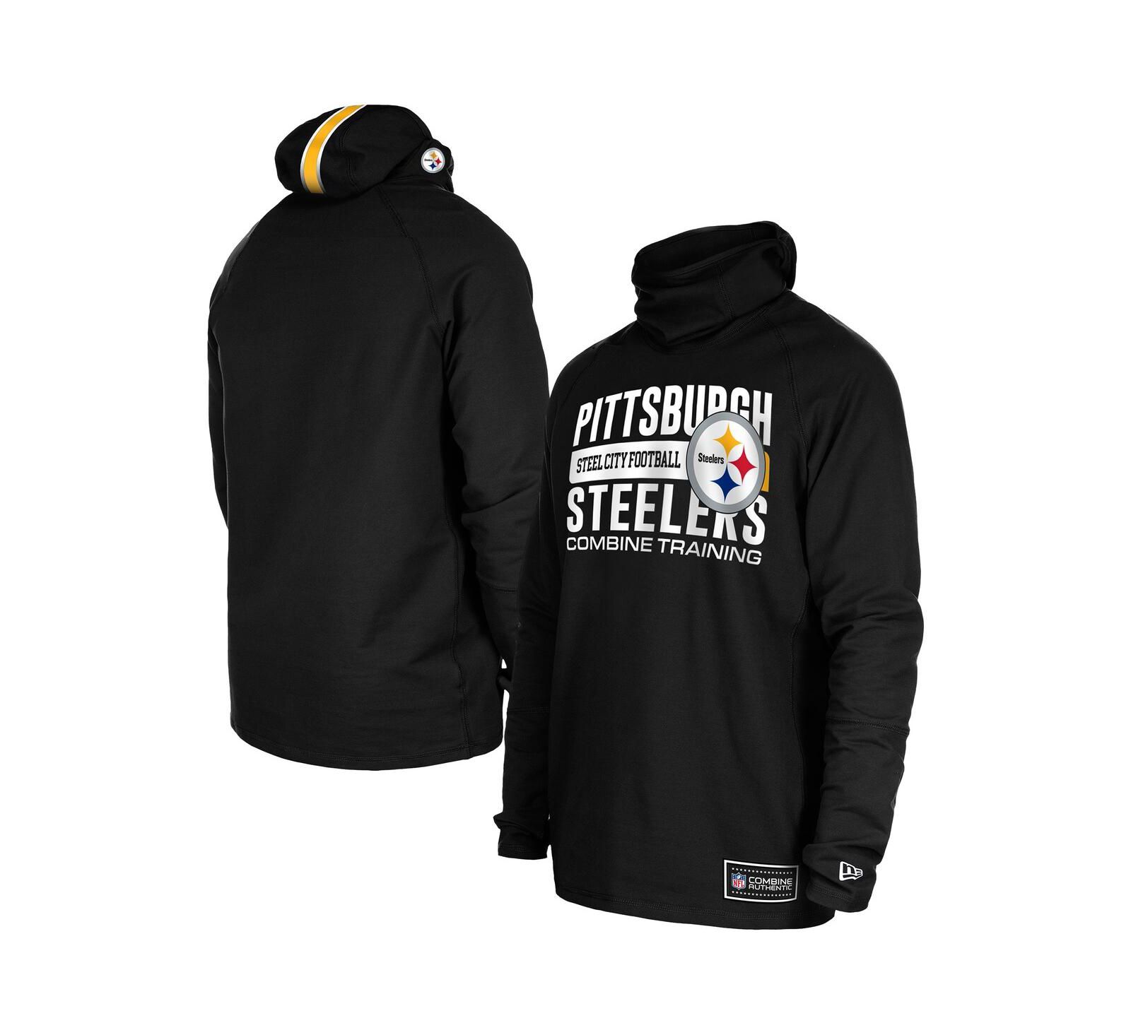 Мужское худи New Era Pittsburgh Steelers Functional Fandom, черное