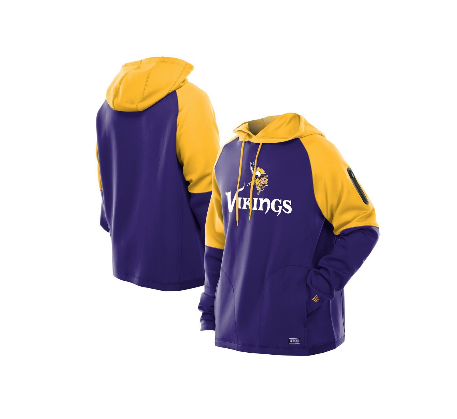 Худи New Era Minnesota Vikings, Мужской, фиолетовый