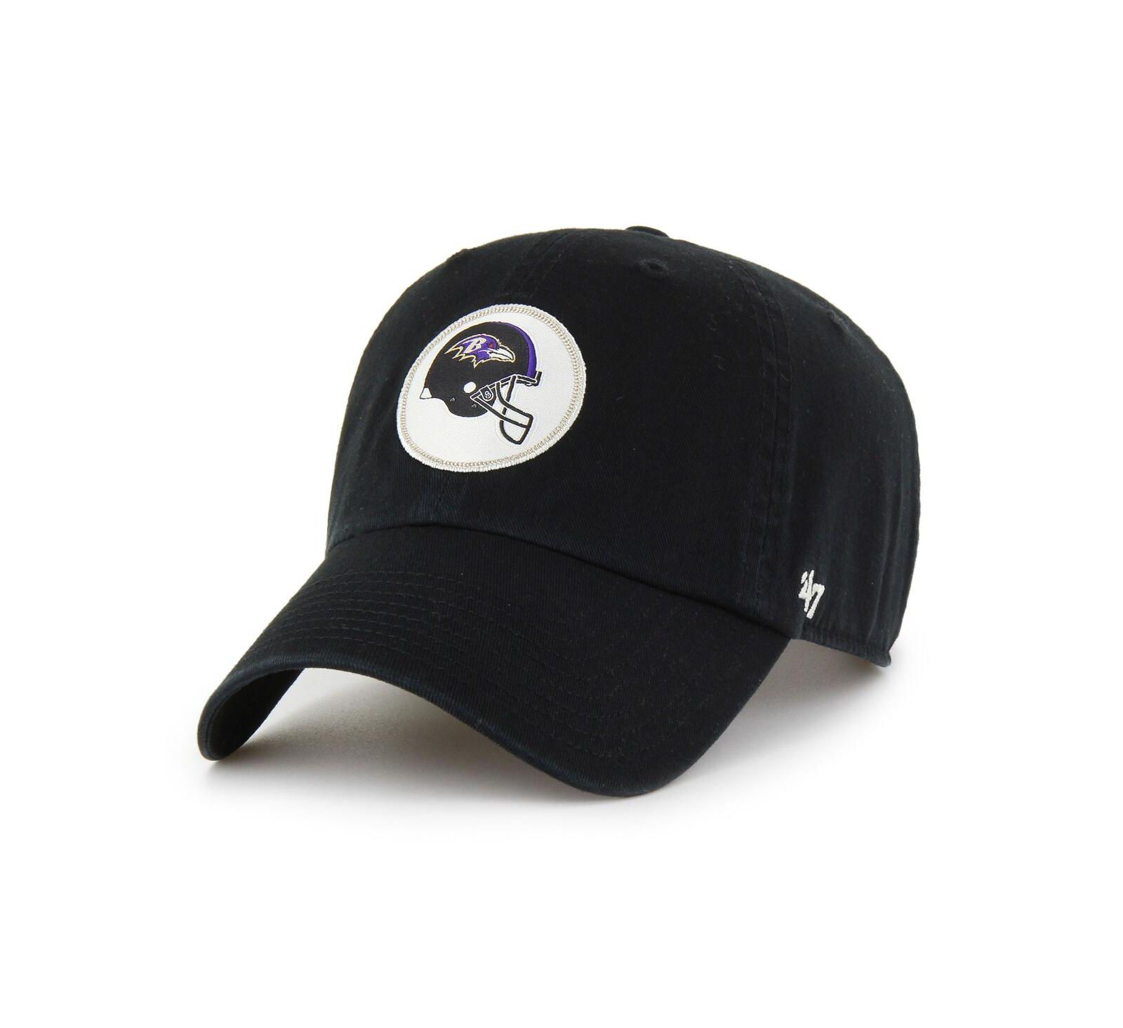 Мужская белая регулируемая кепка с логотипом Baltimore Ravens от '47 Brand