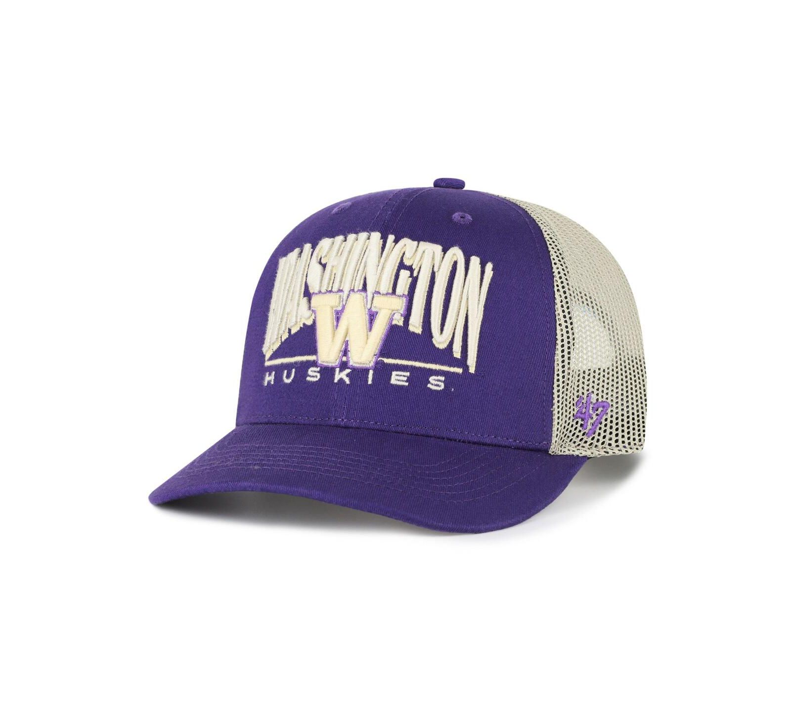 '47 Brand Men's Purple Washington Huskies Arid Adjustable Trucker Hat