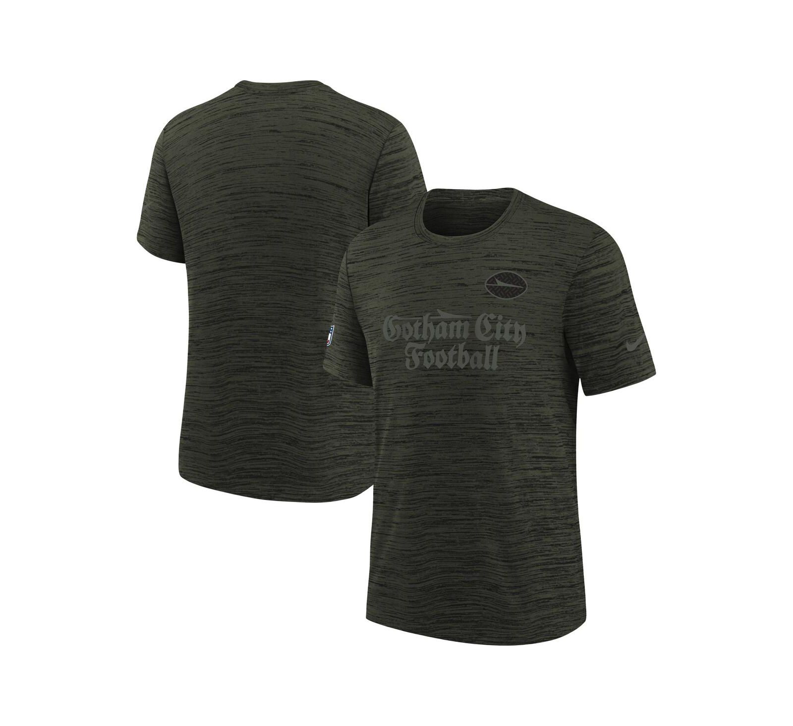Nike Big Boys and Girls Gotham Green New York Jets 2025 Rivalries Collection Sideline Velocity Dri-FIT T-Shirt