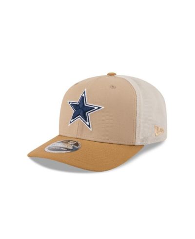 Мужская кепка New Era Dallas Cowboys Two-Tone Trucker 9SEVENTY Adjustable Hat, светло-бежевый