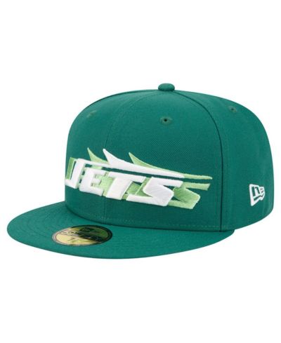 Мужская кепка New Era 59FIFTY Fitted Green New York Jets Tri-Hit