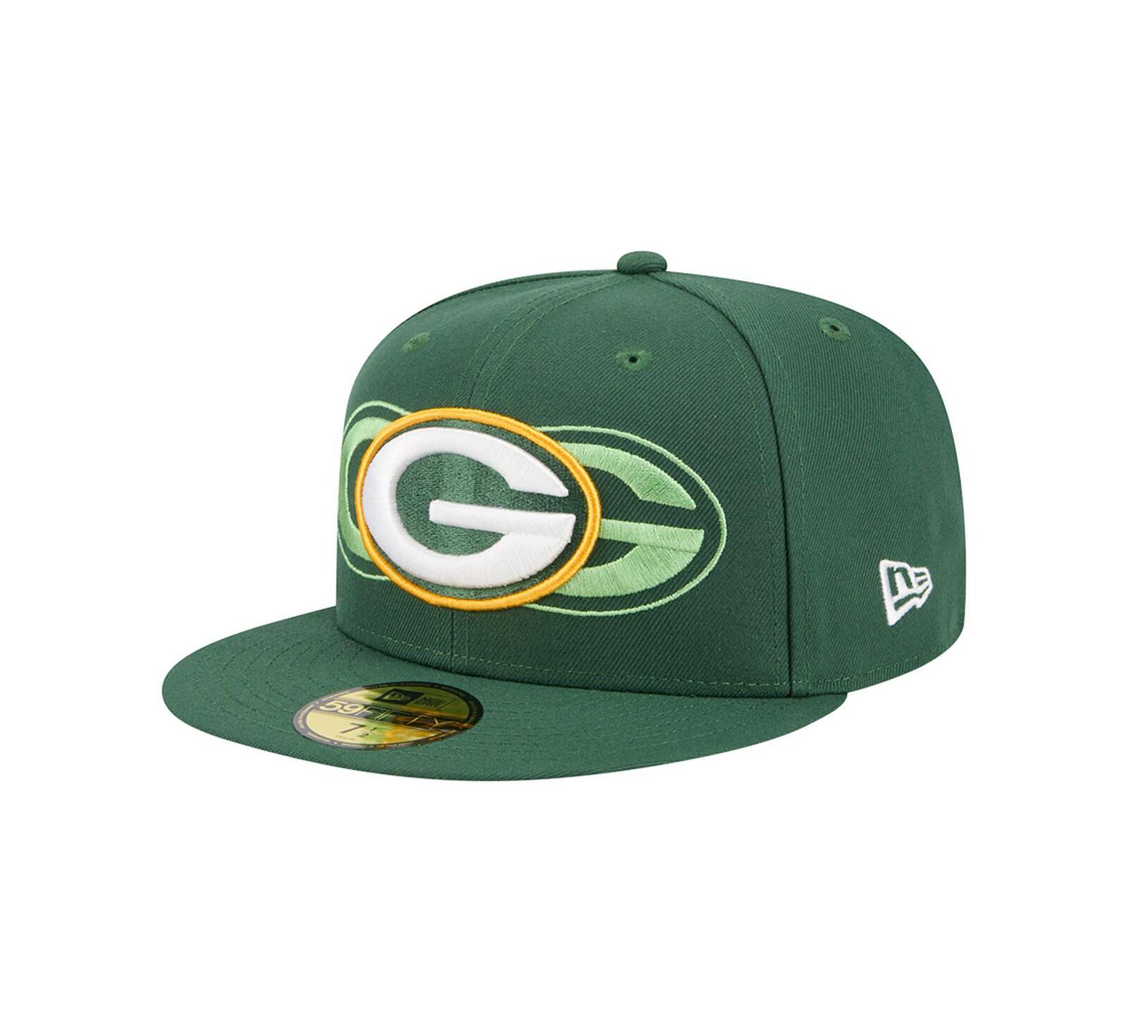 New Era Men's Green Bay Packers Tri-Hit 59FIFTY Fitted Hat