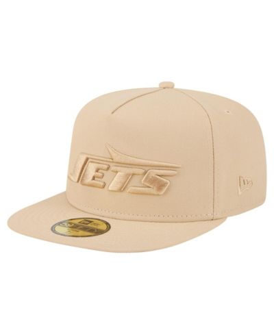Мужская кепка New Era New York Jets Color Pack A-Frame 59FIFTY Fitted Hat, бежевая