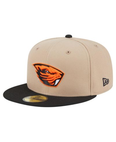 New Era Men's Khaki Oregon State Beavers Two-Tone 59FIFTY Fitted Hat