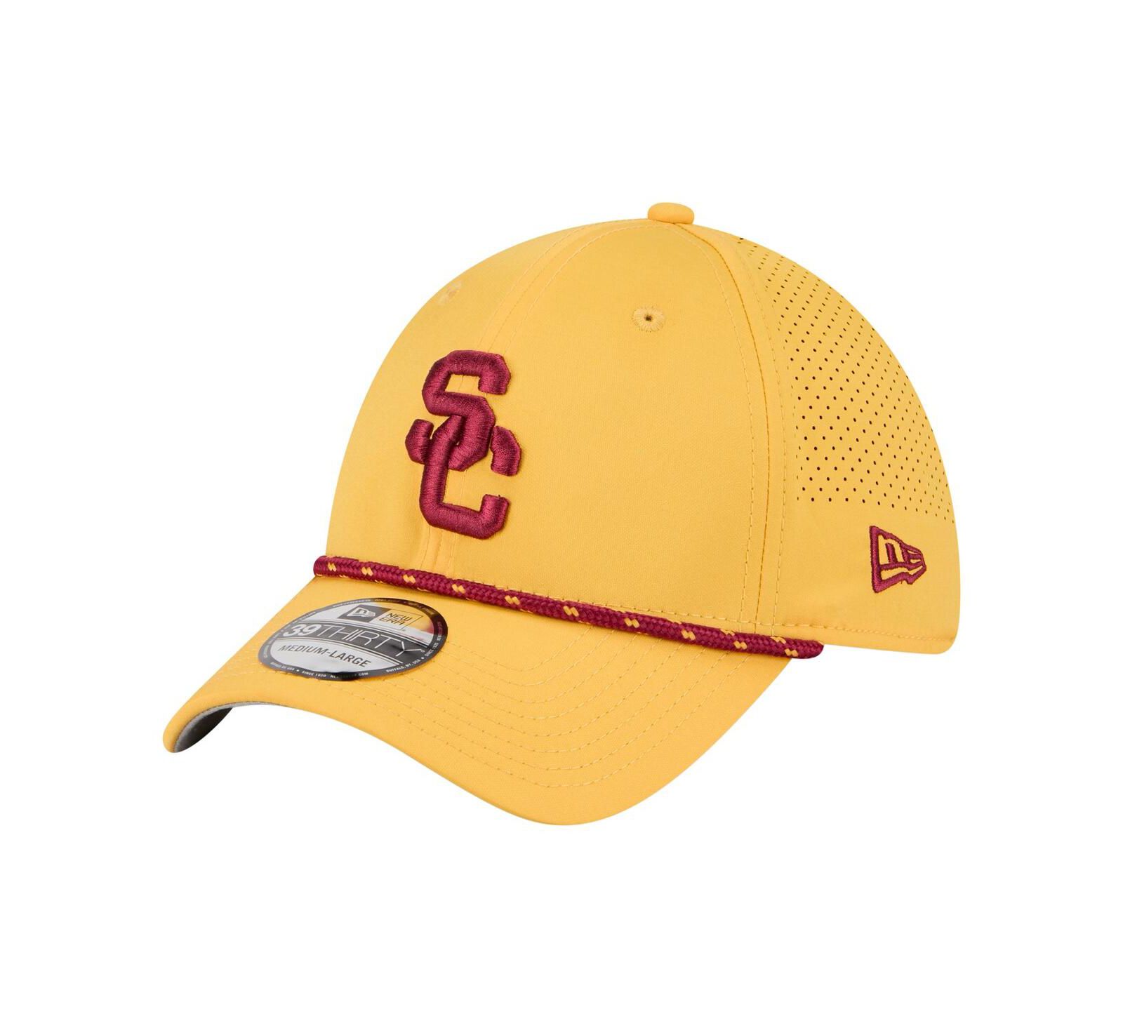 New Era Мужская золотая кепка USC Trojans Rope 39THIRTY Flex Hat