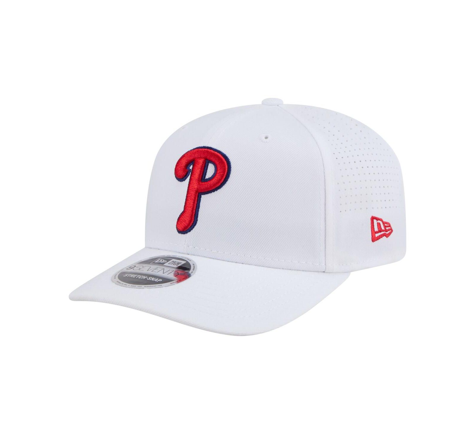 New Era Men's White Philadelphia Phillies COOLERA 9SEVENTY Adjustable Hat
