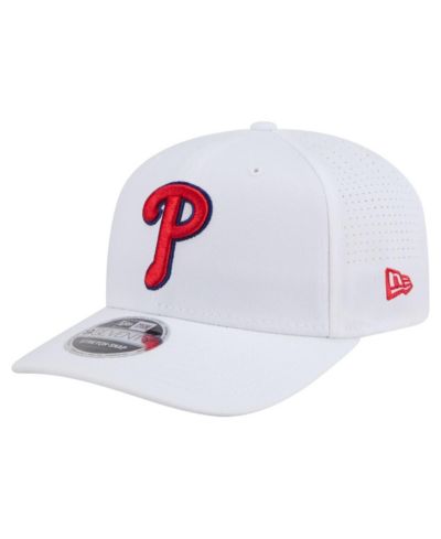 New Era Men's White Philadelphia Phillies COOLERA 9SEVENTY Adjustable Hat