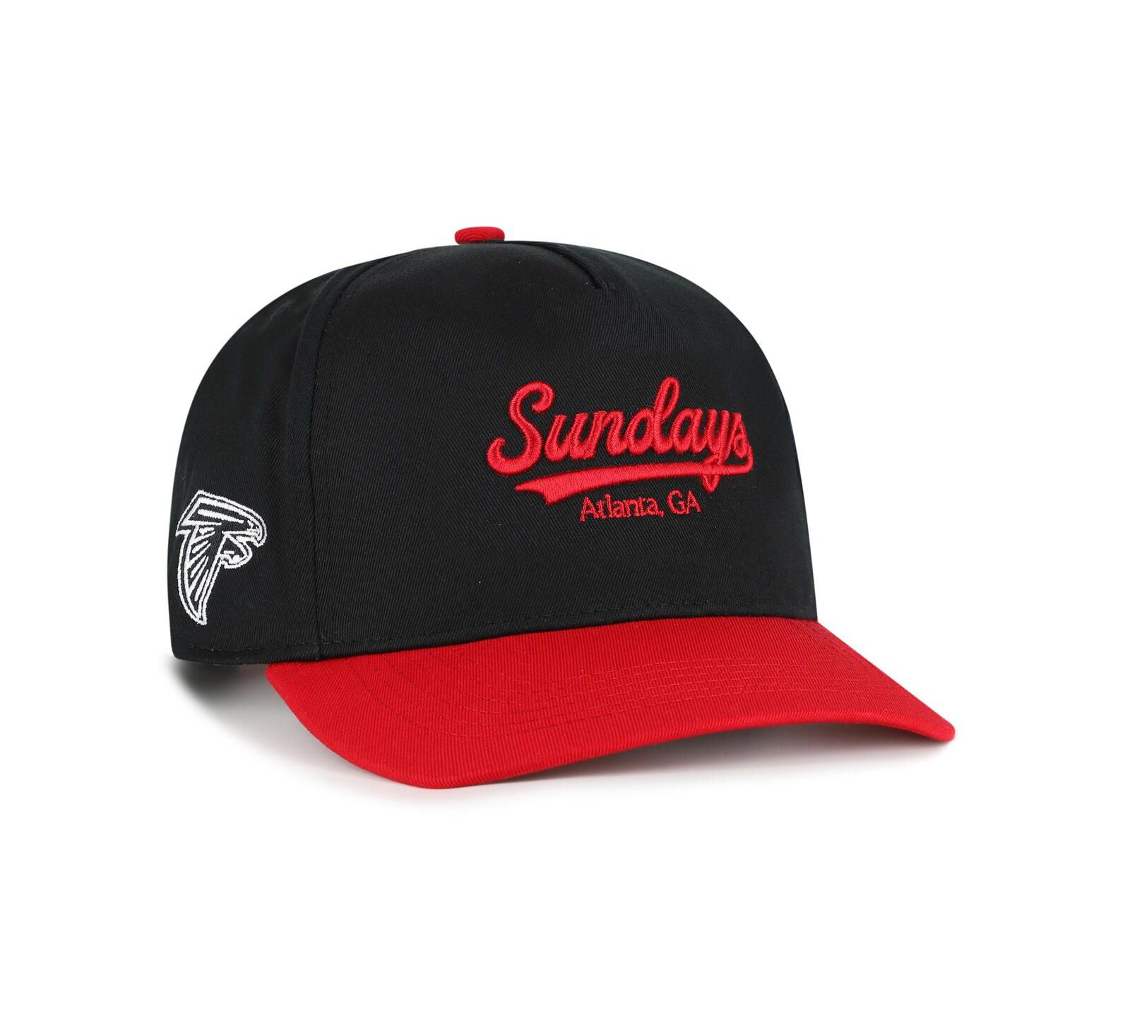Кепка '47 Brand Men's Black/Red Atlanta Falcons Sundays Sure Shot Hitch Two-Tone Adjustable