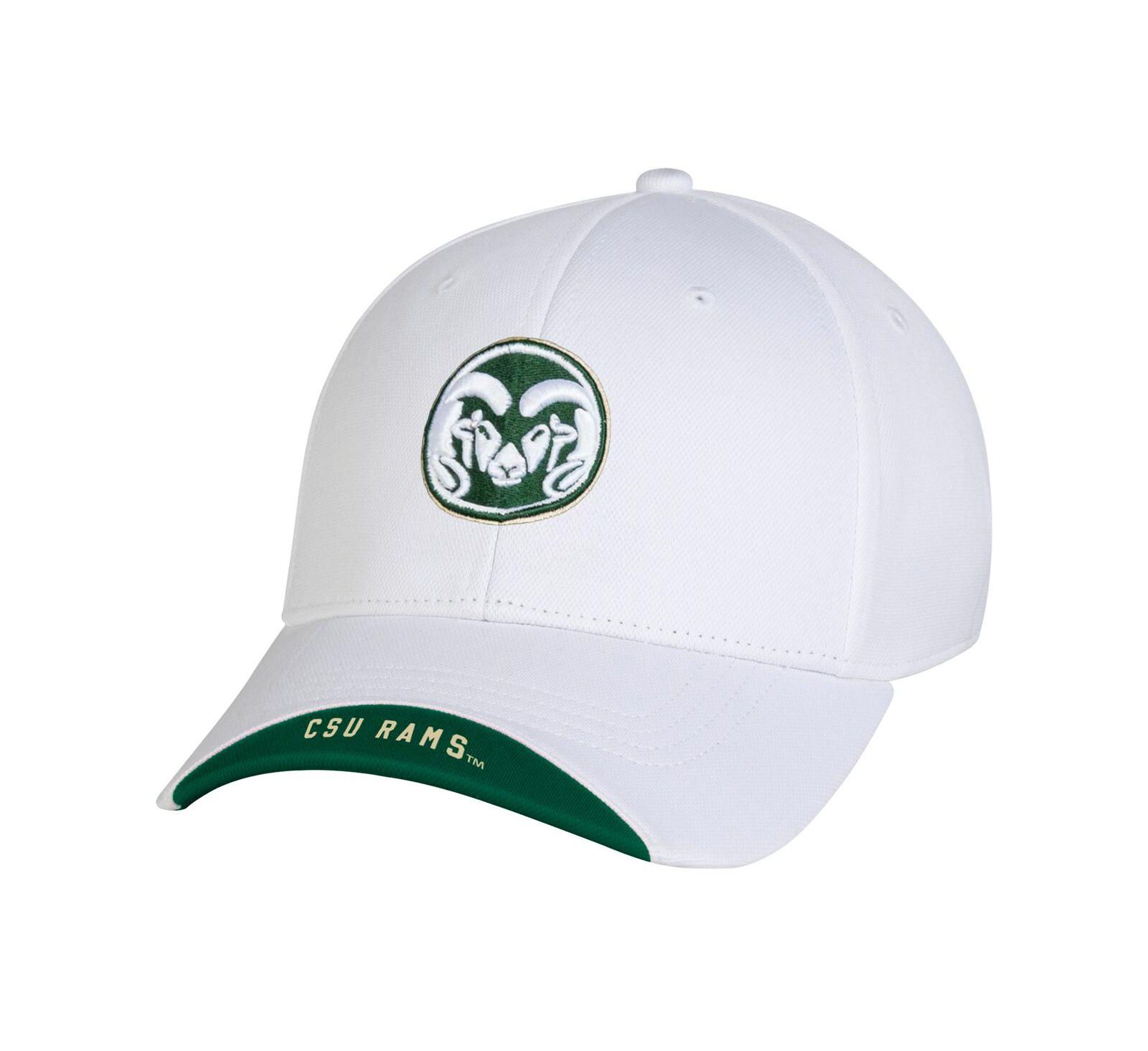 Under Armour Men's White Colorado State Rams Sideline Blitzing Accent Flex Hat