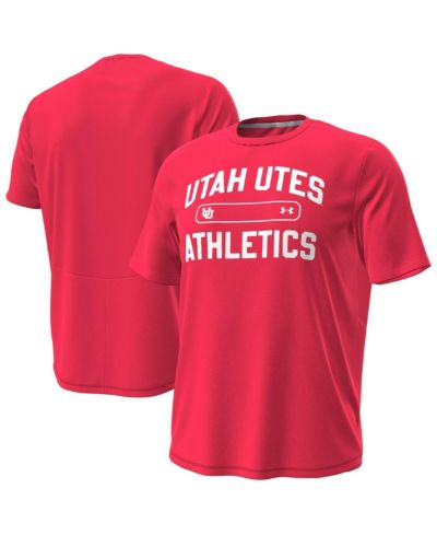 Under Armour Мужская футболка Utah Utes Sideline Knockout, красная
