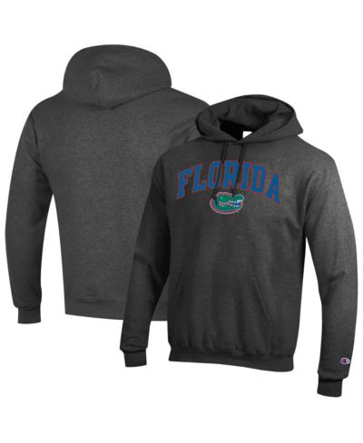 Champion Men's Charcoal Florida Gators Arched Logo Fleece Pullover Hoodie