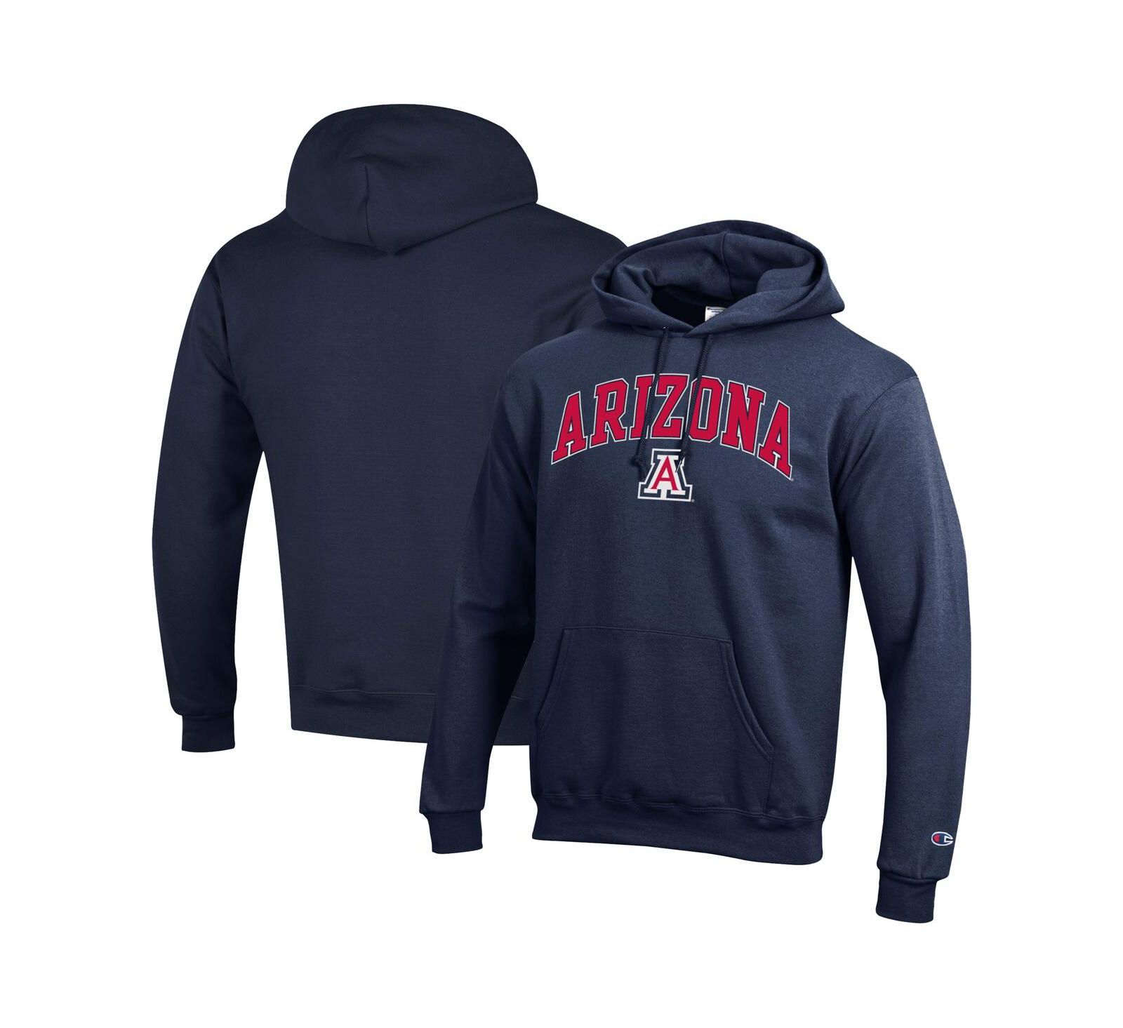 Champion Мужское худи с логотипом Arizona Wildcats, темно-синий