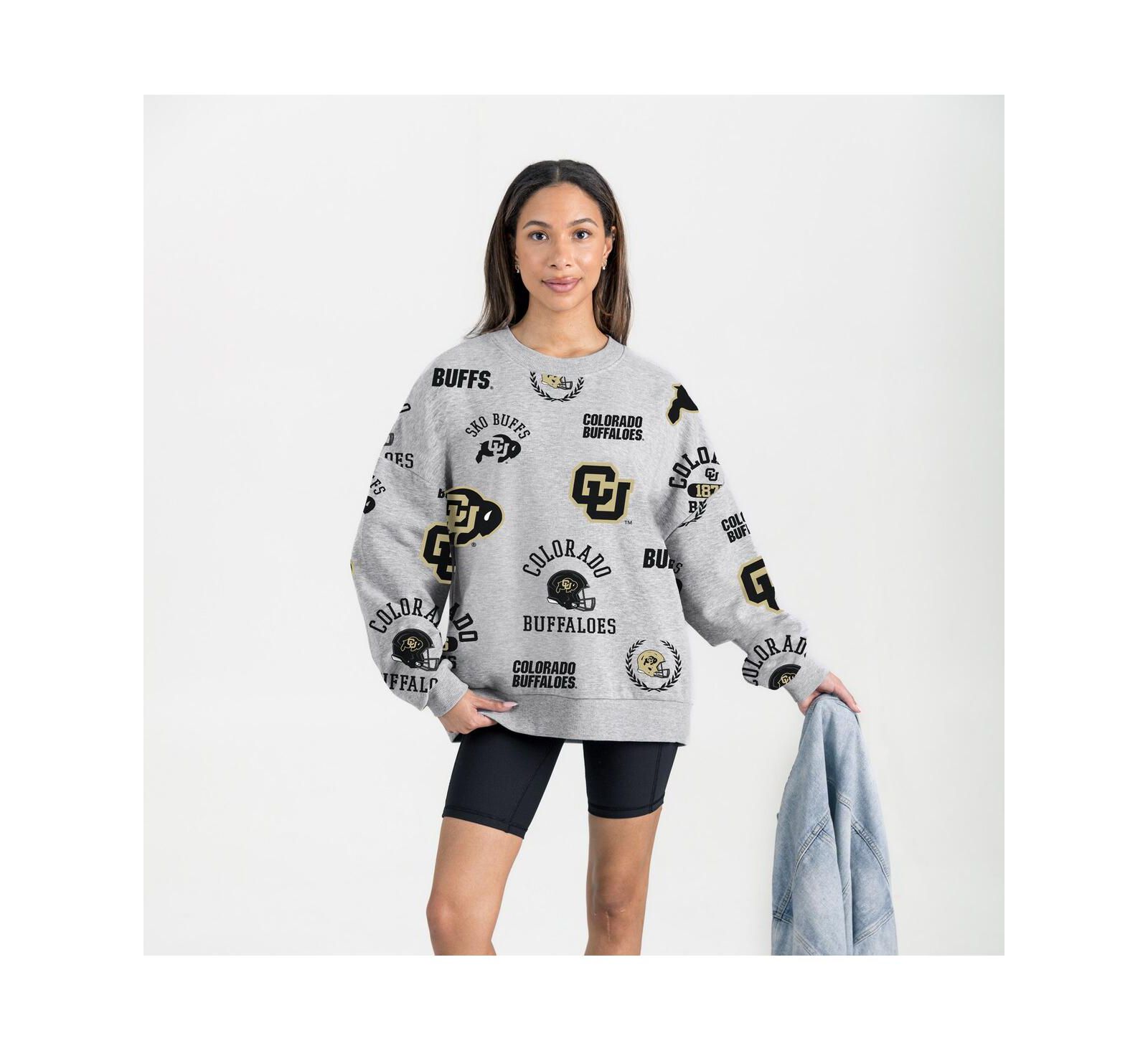 Женская флисовая толстовка Gameday Couture Gray Colorado Buffaloes Always on Repeat