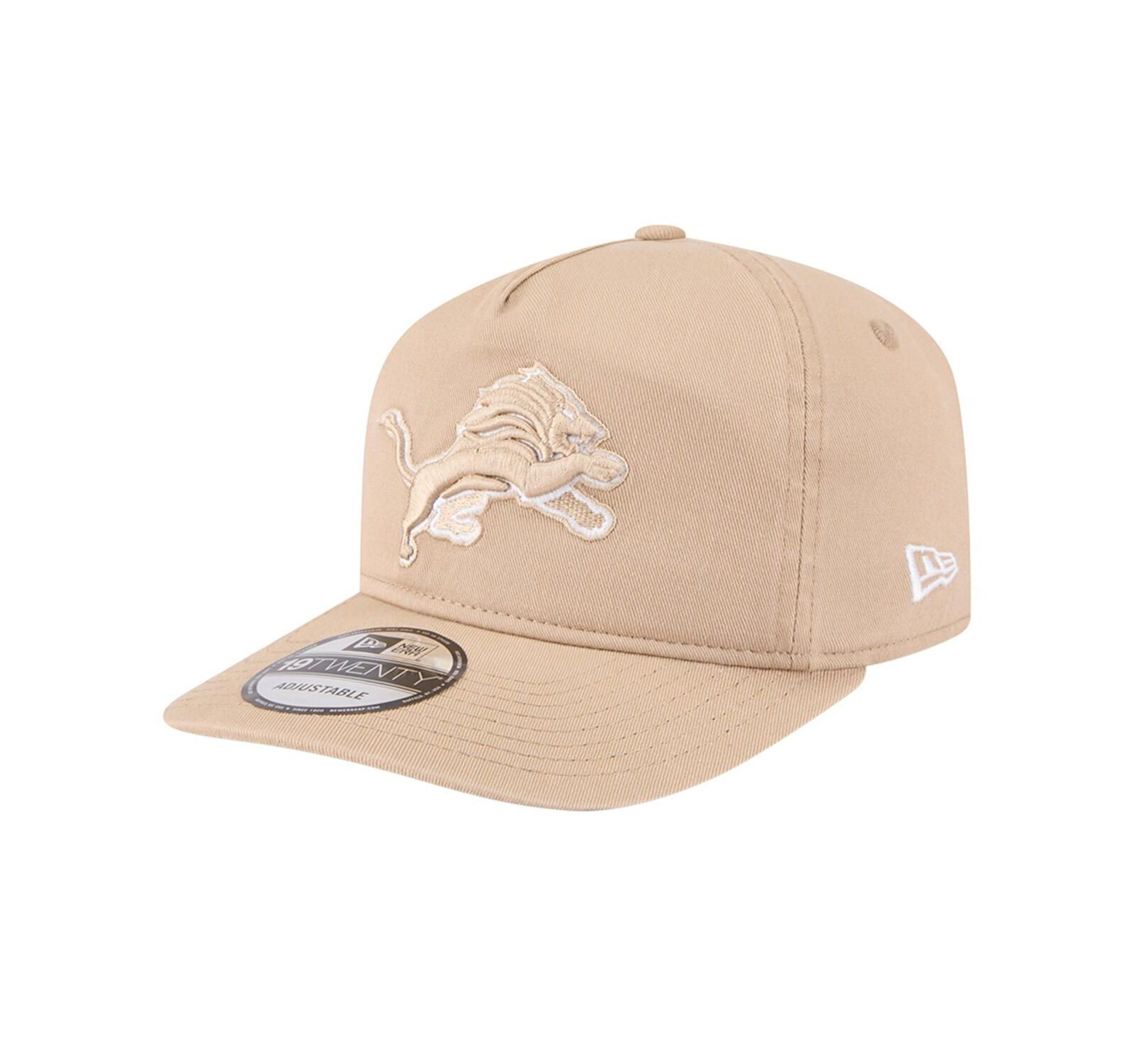 New Era Men's Tan Detroit Lions 19TWENTY Adjustable Hat