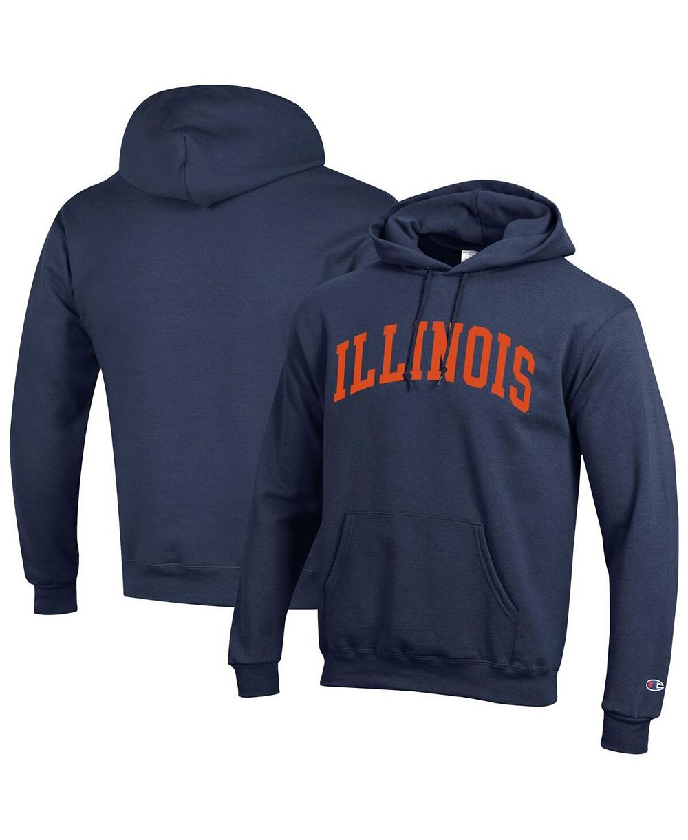 Мужское худи Champion Illinois Fighting Illini Basic Arch Fleece Pullover