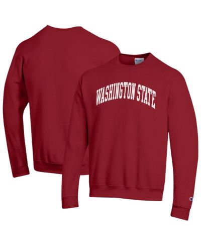 Мужское флисовое худи Champion Washington State Cougars малиновое