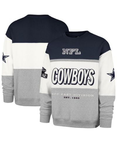 Мужской свитшот '47 Brand Dallas Cowboys Breeze Maximalist, Navy/Gray