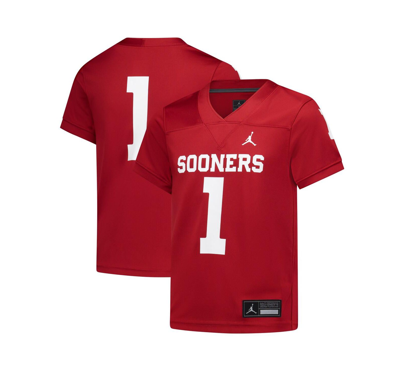 Jordan детская джерси Oklahoma Sooners Untouchable Replica Football