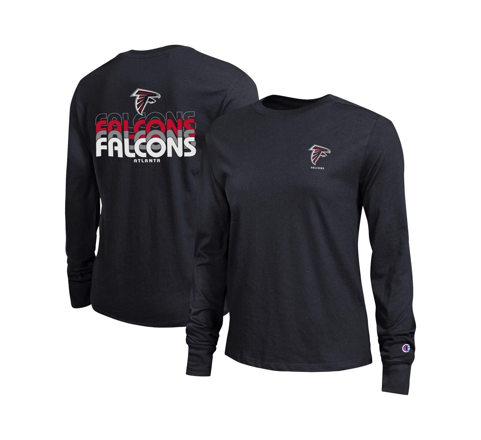 Champion Women's Black Atlanta Falcons Core Long-Sleeve T-Shirt