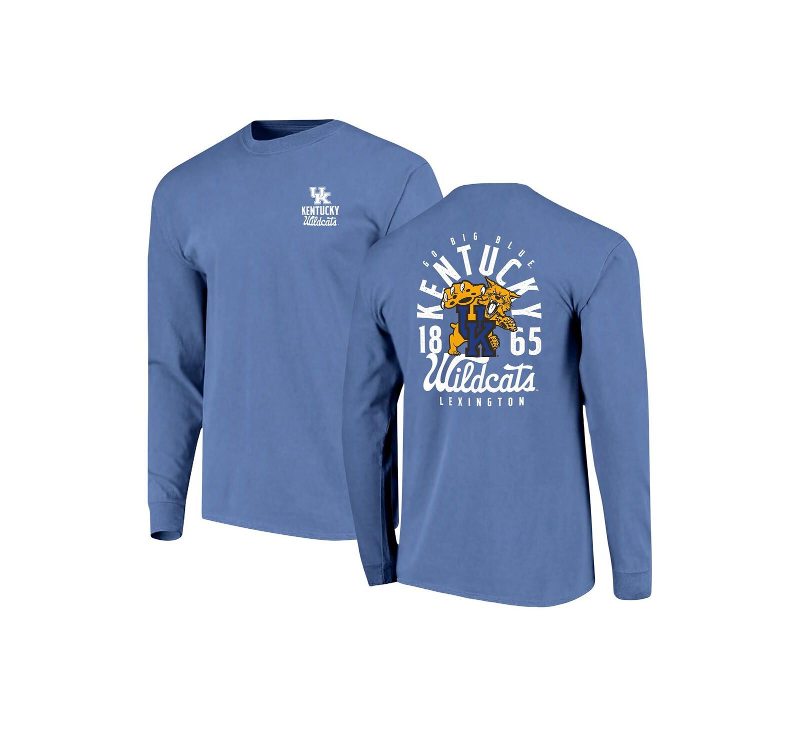 Image One Мужская футболка Long Sleeve с принтом Kentucky Wildcats Comfort Colors