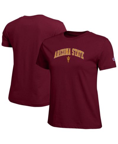Champion Women's Maroon Arizona State Sun Devils Arched Over Logo T-Shirt