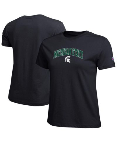 Champion женская футболка Black Michigan State Spartans с дугой