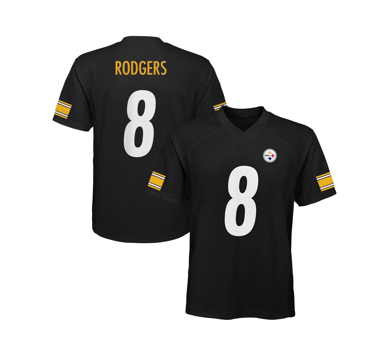 Детская реплика джерси Outerstuff Aaron Rodgers Pittsburgh Steelers Black