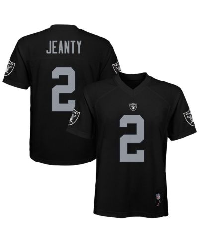 Джерси Outerstuff Big Boys and Girls Ashton Jeanty Black Las Vegas Raiders Replica Player Jersey