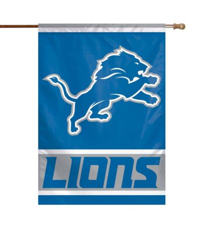 Вертикальный баннер Wincraft Detroit Lions 28" x 40" Primary Logo Single-Sided