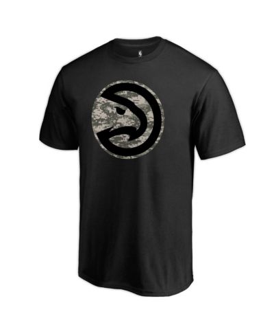 Fanatics Mto Label Men's Black Atlanta Hawks Cloak Camo T-Shirt
