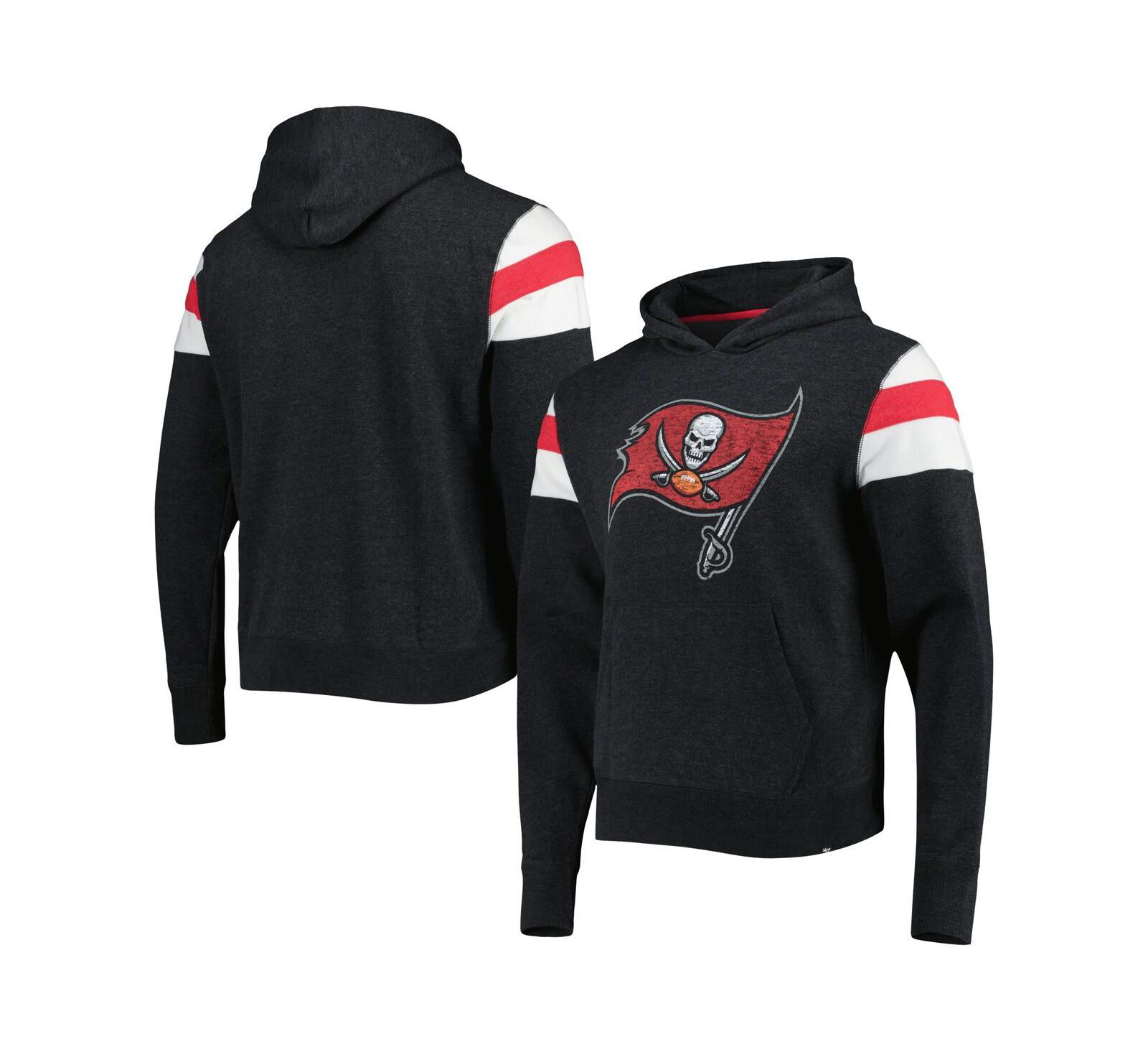 Мужское худи '47 Brand Tampa Bay Buccaneers Premier Nico, черный меланж
