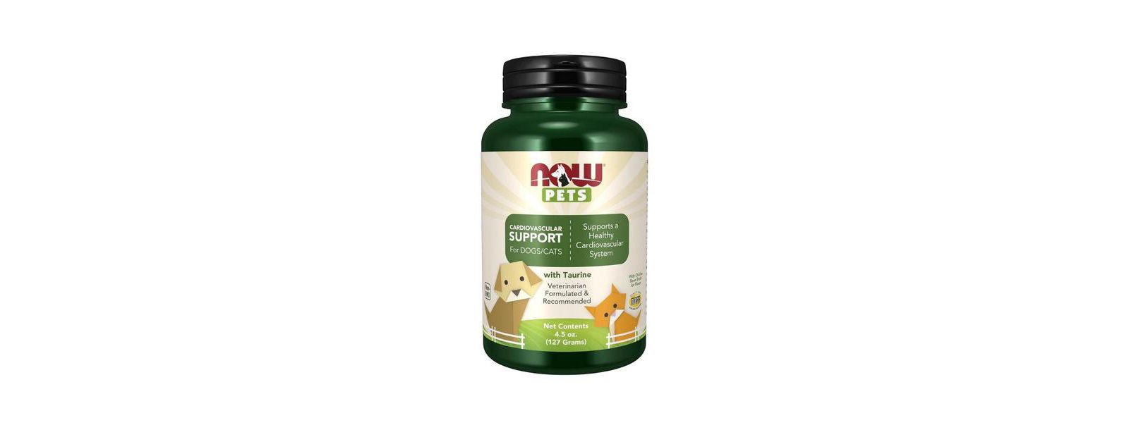 Пищевая добавка NOW Foods Cardiovascular Support для собак и кошек 4.5 Oz