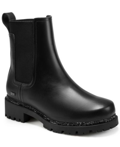 DKNY Women's Rick Slip-On Chelsea Booties