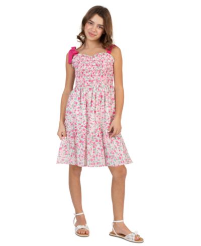 Детское платье Rare Editions 7-16 Printed Woven Bodice Sleeveless