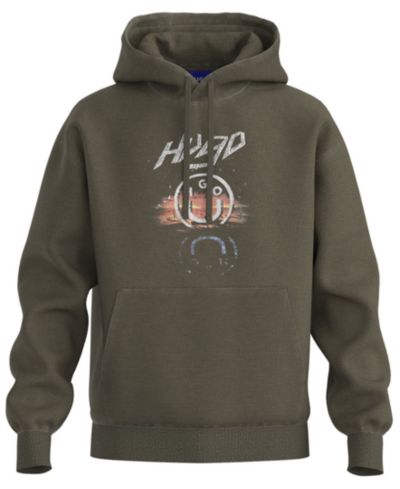 Мужское худи с графическим принтом Nimponex от Hugo by Hugo Boss