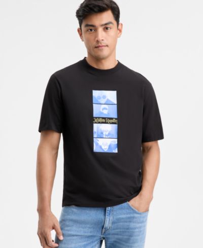 Hugo by Hugo Boss Men's Nuley Short-Sleeve JuJuTsu Kaisen Graphic Crewneck T-Shirt