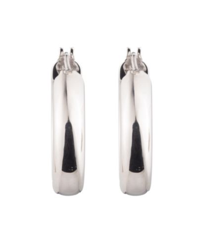 Серьги-кольца Lauren Ralph Lauren Sculptural Sterling Silver