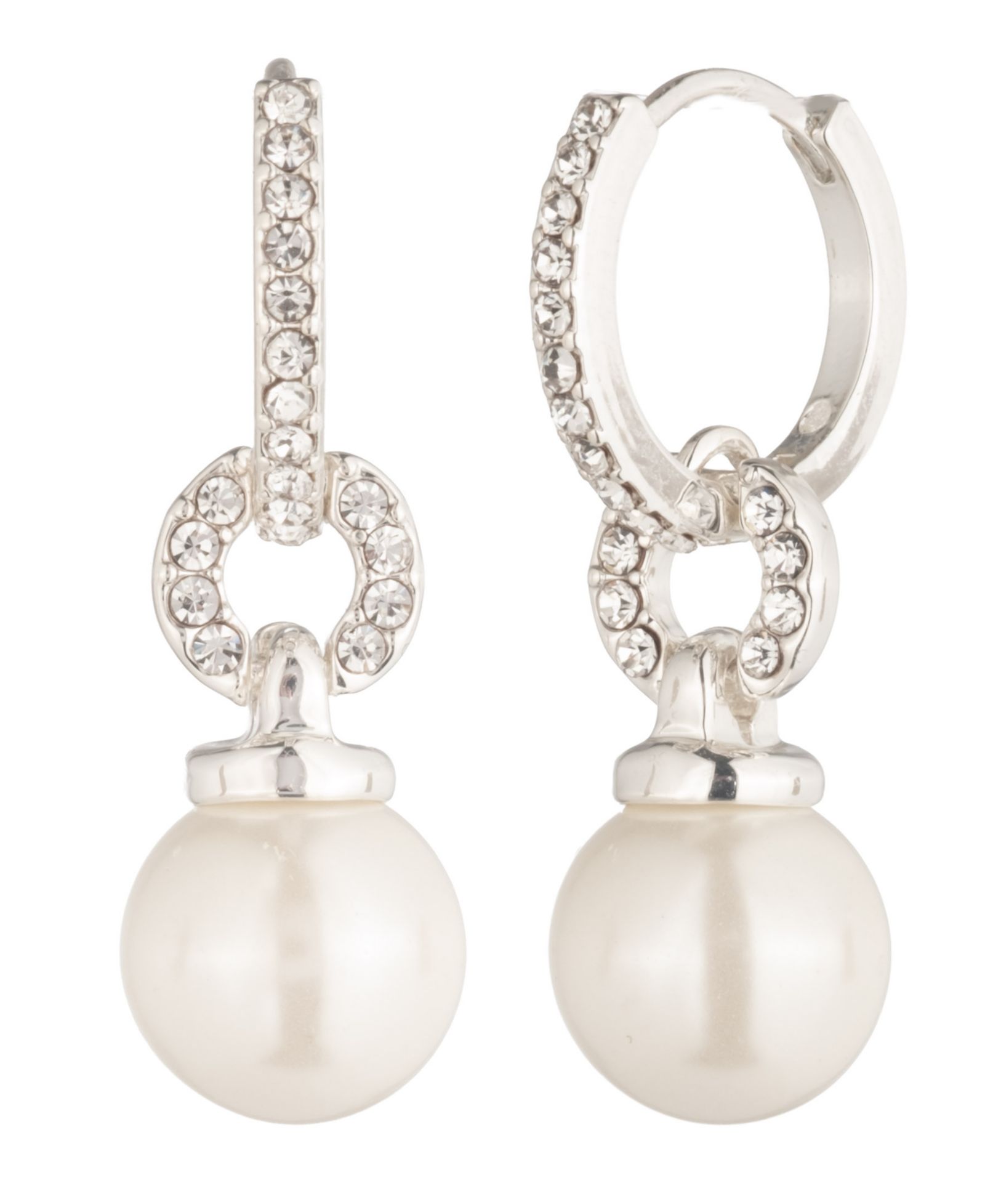 Lauren Ralph Lauren серьги-подвески с имитацией жемчуга Huggie Drop