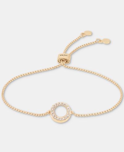 DKNY Браслет-слайдер с инкрустацией камнями