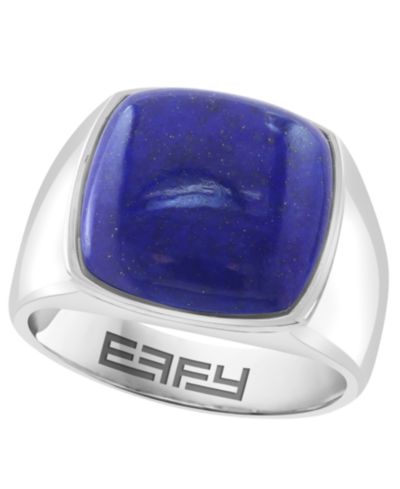 Мужское кольцо EFFY Collection Lapis Lazuli из стерлингового серебра