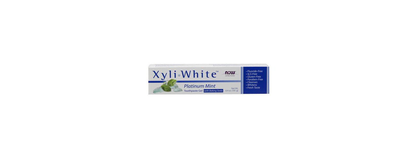 NOW Foods зубная паста Xyliwhite Platinum Mint с пищевой сода, 6.4 Oz