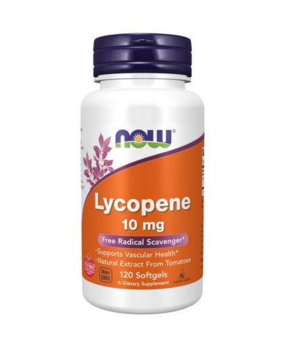 NOW Foods Lycopene, 10 mg, 120 Sgels