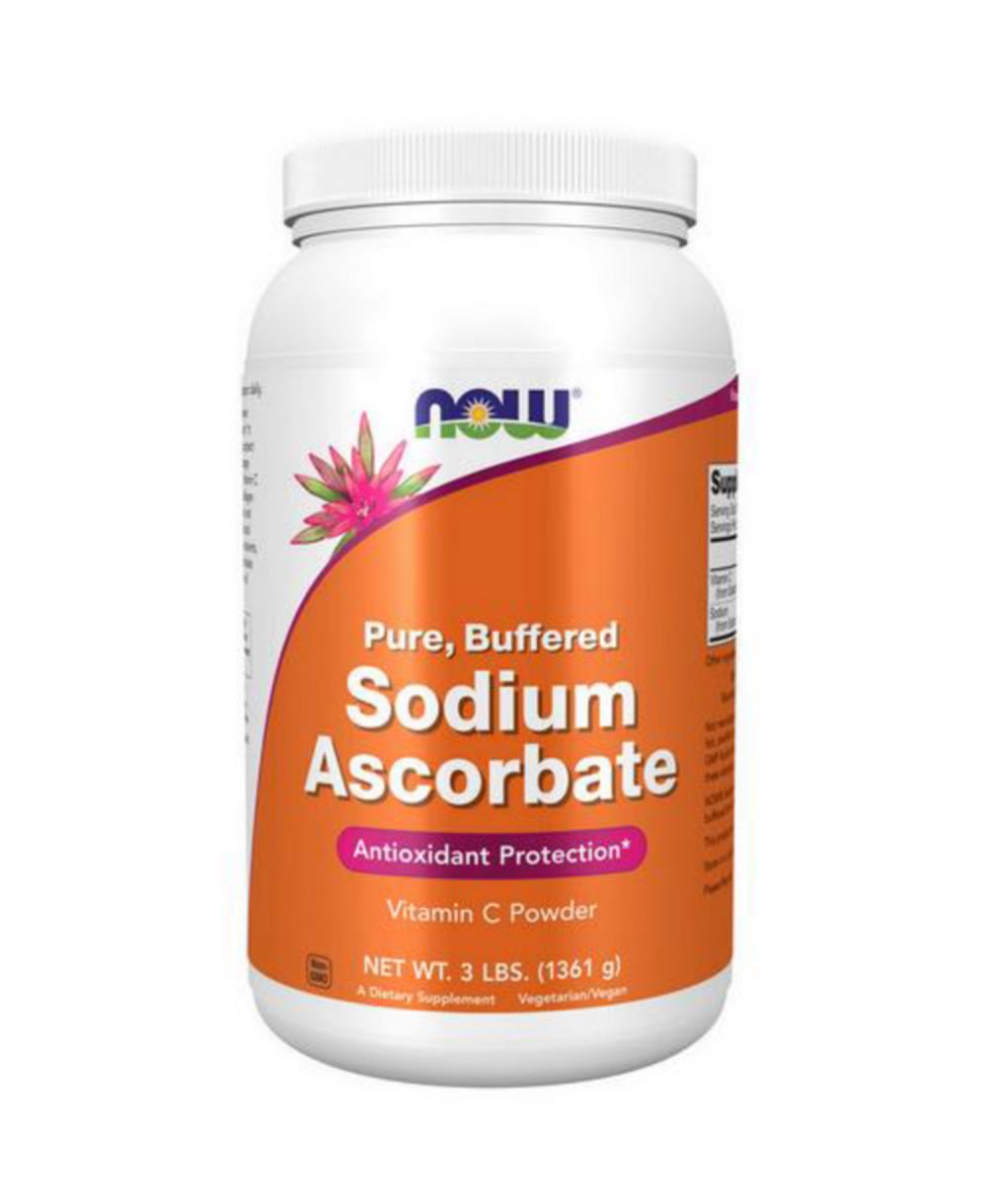 Порошок NOW Foods Sodium Ascorbate, 3 lbs
