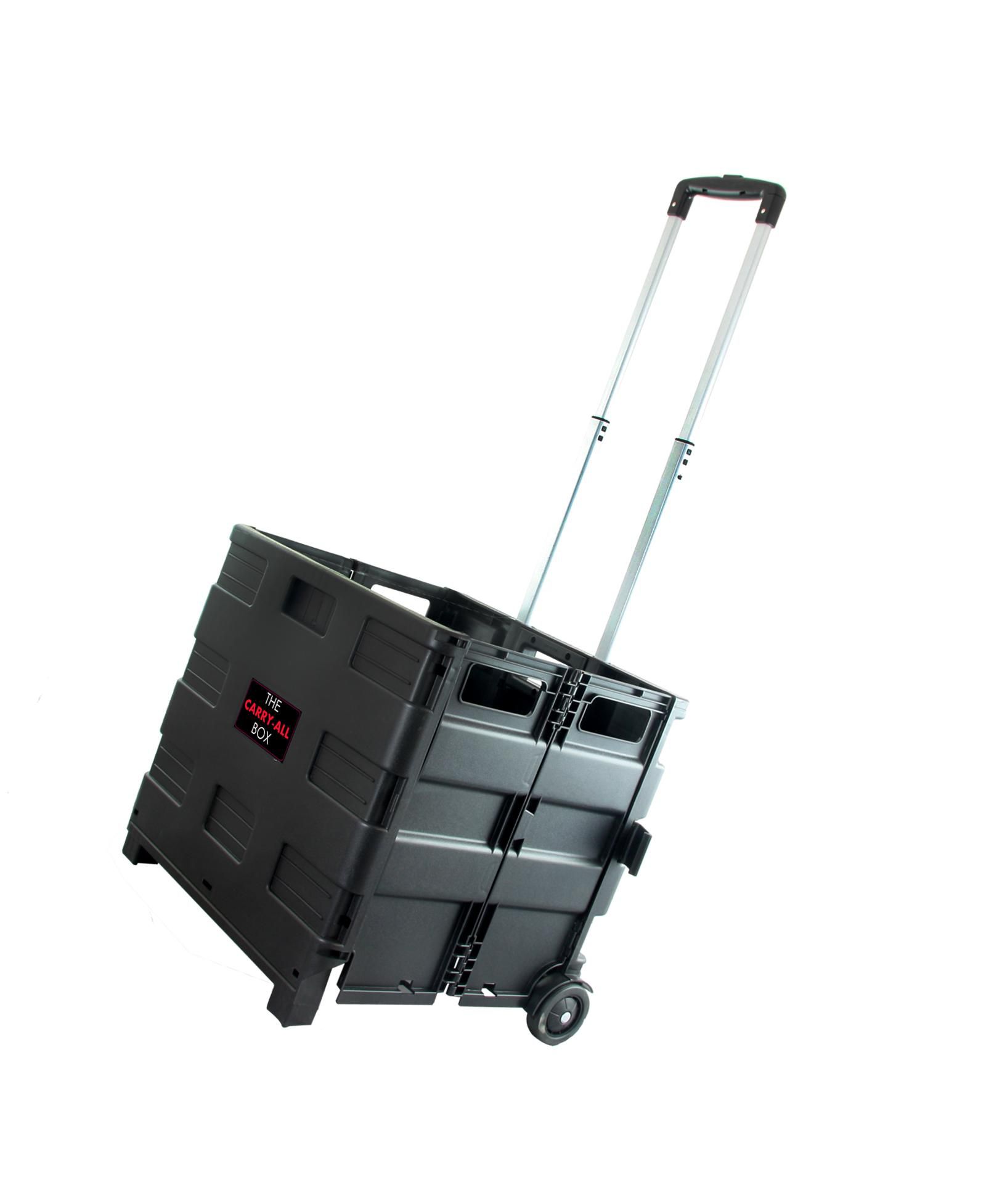 Elama Home Heavy Duty Carry All Easy Folding Cart with Lid