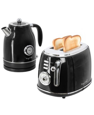 Электрический чайник и тостер MegaChef 1.8 Quart Combo, Black