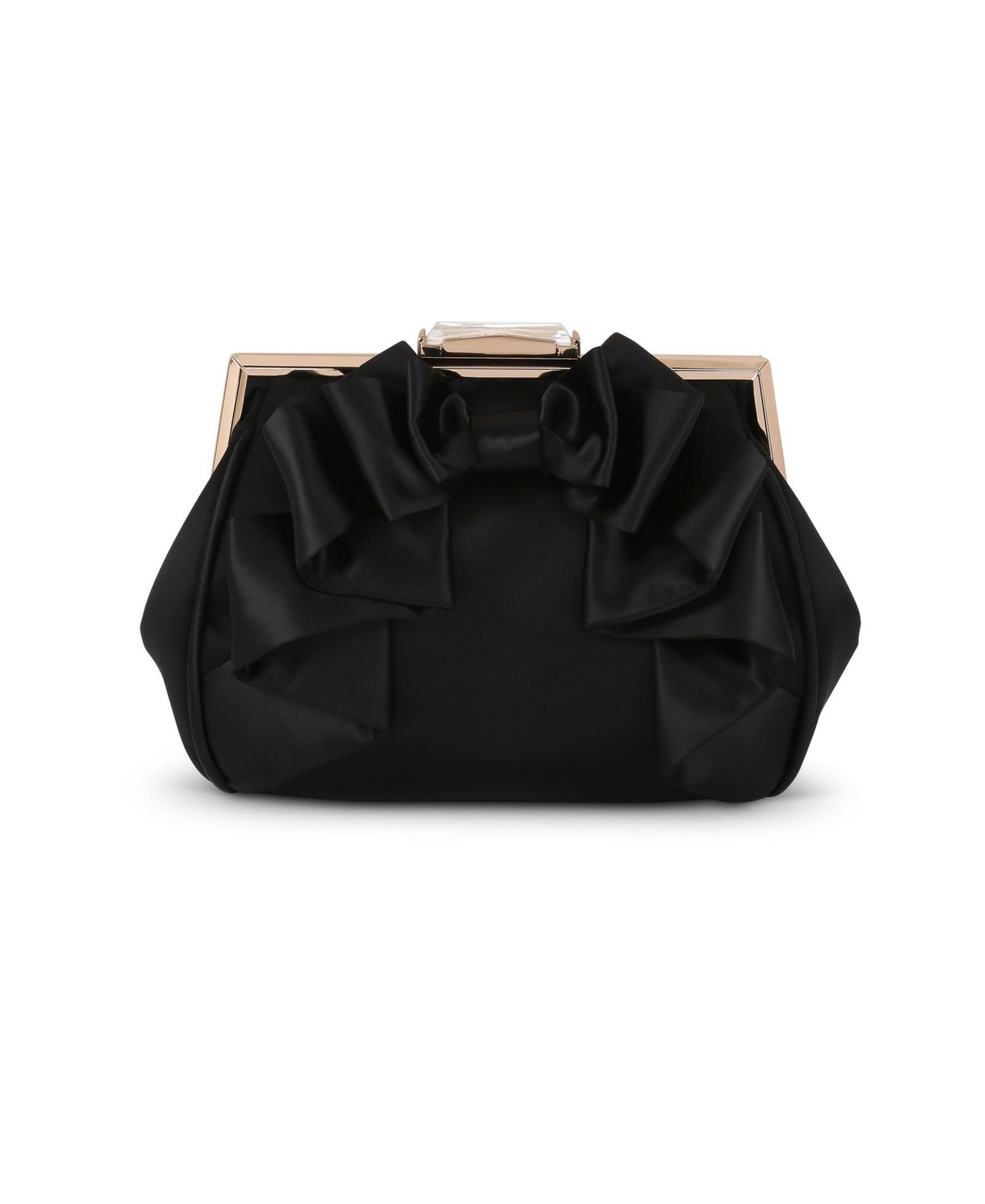 Jewel Badgley Mischka Женский атласный клатч с бантом