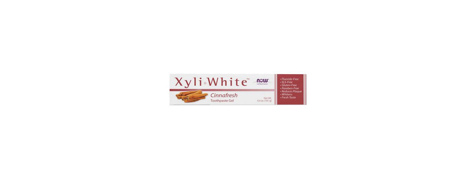 Зубная паста-гель NOW Foods XyliWhite Cinnafresh, CINNAMON, 6.4 Oz